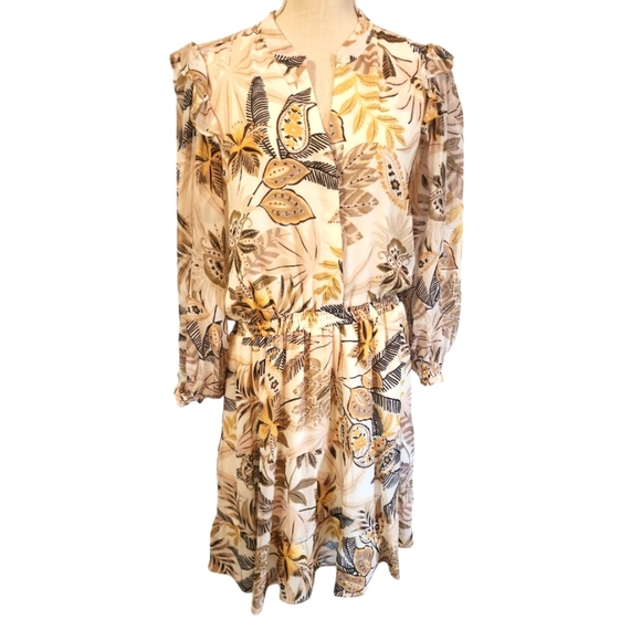 BOB HALE Floral Print Women's Dress Size Medium - Picture 1 of 3